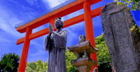吾平津神社 吾平津姬像○宮崎縣日南市材木町