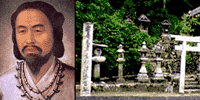 孝安天皇肖像○日本皇室圖書刊行會『歷代代天皇大鑑 御肖像、御事蹟、皇統譜』;孝安天皇 室秋津嶋宮跡○奈良縣御所市室 宮山古墳